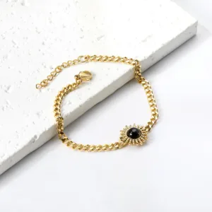 Black Elaine Bracelet 17cm+3cm